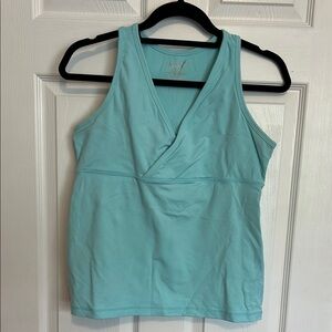 Kyodan Blue Wrap Fitted Tank Top